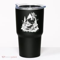 Mountain Landscape In A Triangle Tumbler thumb 0