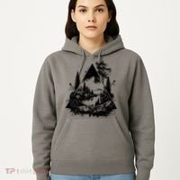Mountain Landscape In A Triangle Hoodie thumb 5