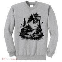 Mountain Landscape In A Triangle Sweatshirt thumb 0