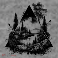 Mountain Landscape In A Triangle Women's Tank Top thumb 5
