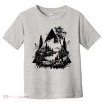 Mountain Landscape In A Triangle Toddler T-Shirt thumb 0