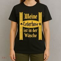 My Lederhosen Is In The Wash Funny Oktoberfest Costume T-Shirt thumb 4