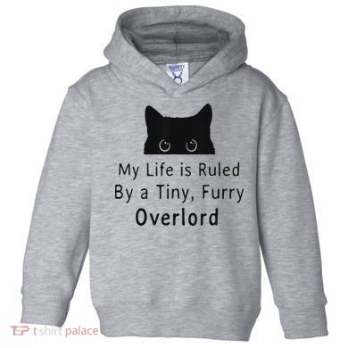 My Life Is Ruled By A Tiny Fluffy Overlord For Toddler Hoodie