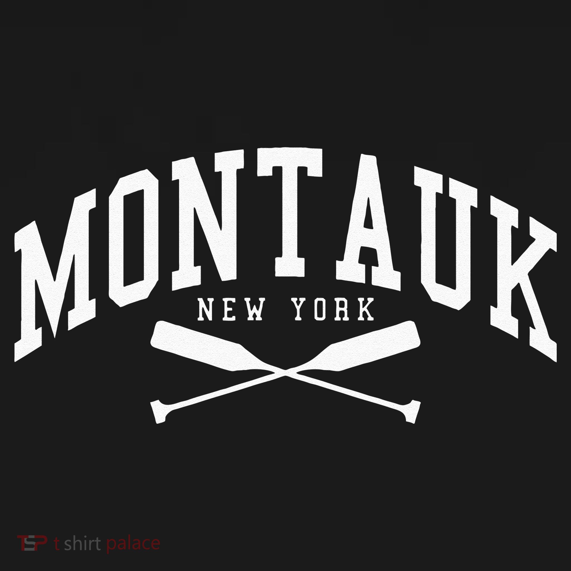 Montauk Long Island New York Collegiate Style Women's Hoodie