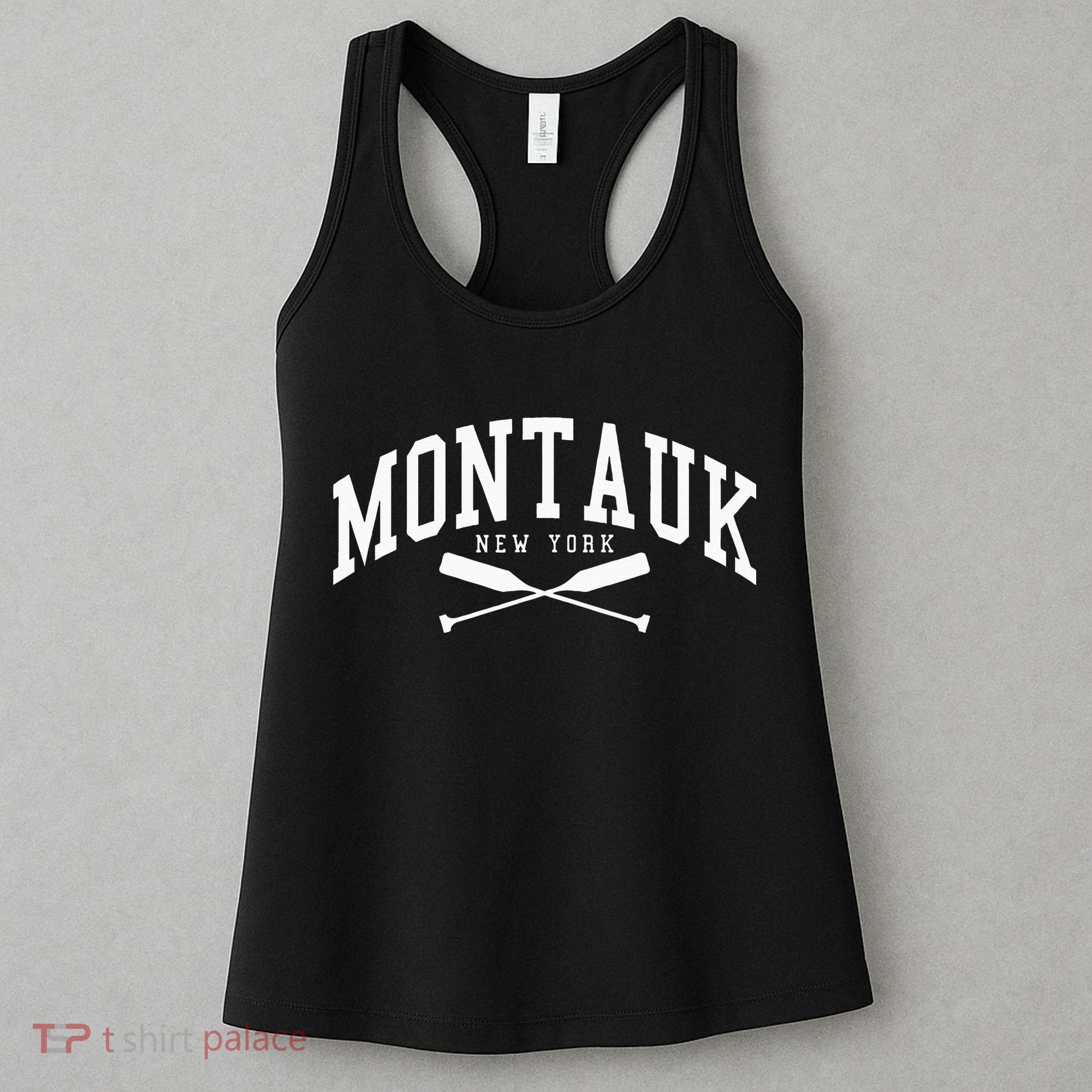 Montauk Long Island New York Collegiate Style Women's Tank Top