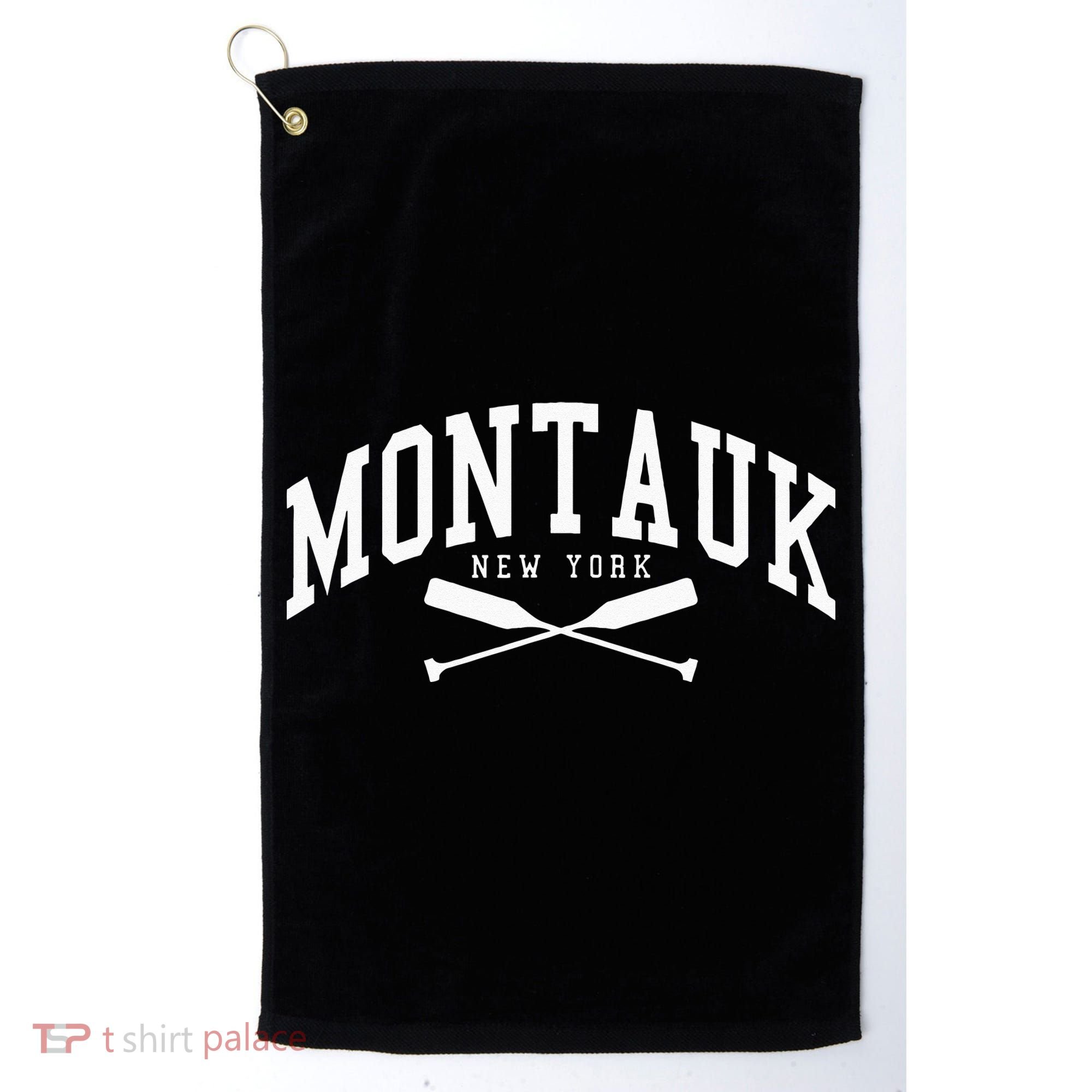 Montauk Long Island New York Collegiate Style Golf Towel