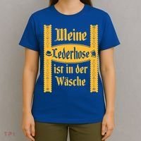 My Lederhosen Is In The Wash Funny Oktoberfest Costume T-Shirt thumb 4