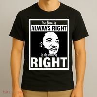 MLK Do What Is Right Martin Luther King Quote T-Shirt thumb 3