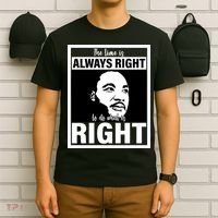 MLK Do What Is Right Martin Luther King Quote T-Shirt thumb 6