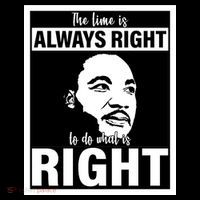 MLK Do What Is Right Martin Luther King Quote Kids Sweatshirt thumb 2