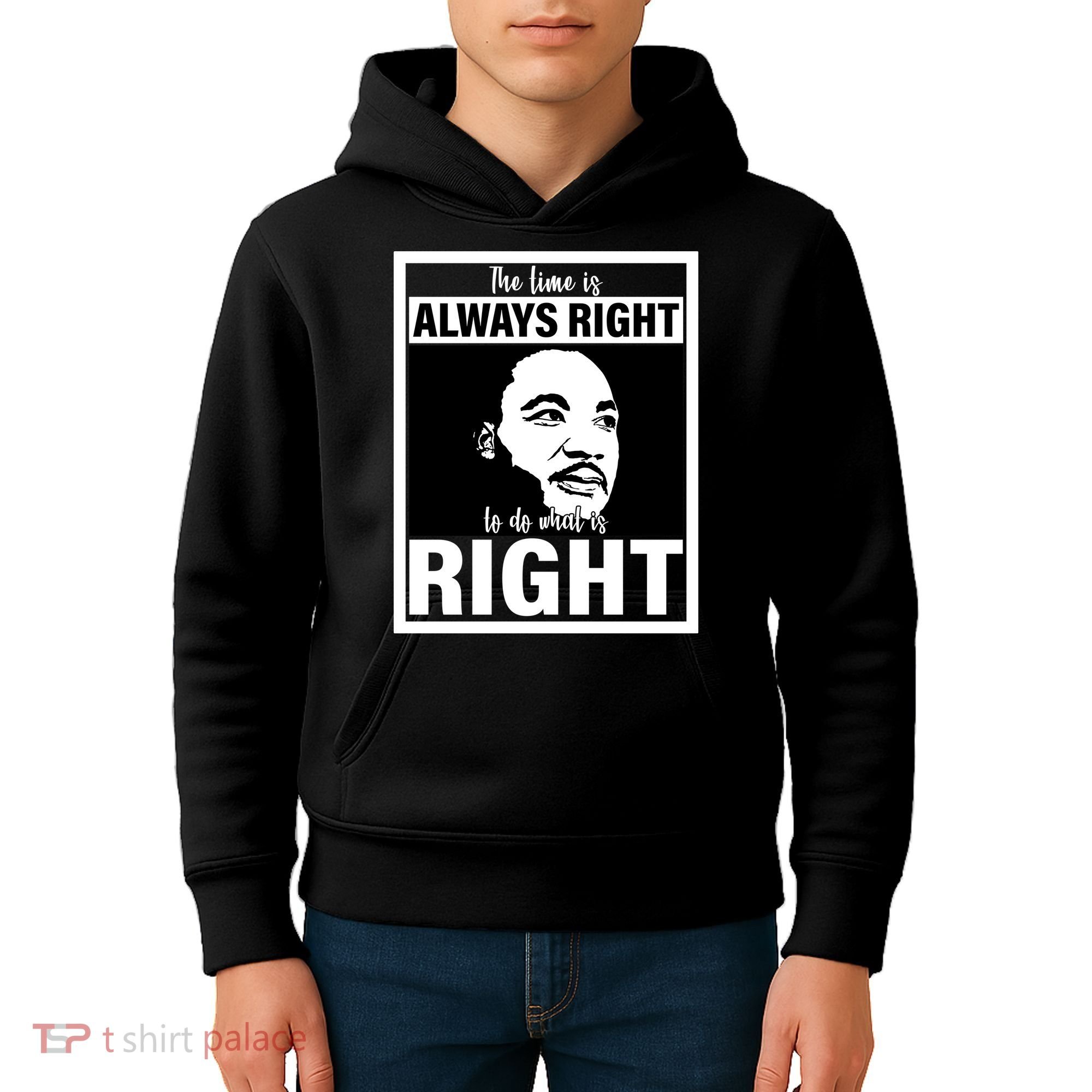 MLK Do What Is Right Martin Luther King Quote Kids Hoodie