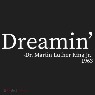 MLK Dreamin' Dr. Martin Luther King Jr. Urban Oversized Heavyweight T-Shirt