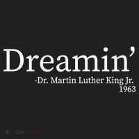 MLK Dreamin' Dr. Martin Luther King Jr. Urban Oversized Heavyweight T-Shirt thumb 2