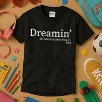 MLK Dreamin' Dr. Martin Luther King Jr. Kids T-Shirt thumb 3