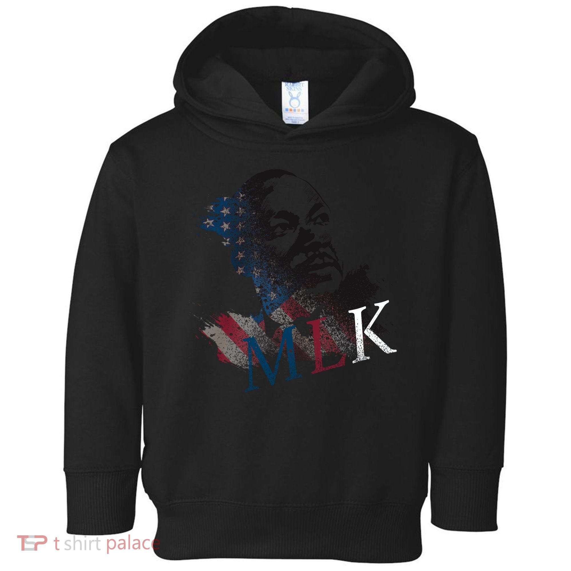 MLK Portrait Martin Luther KIng Jr.  Toddler Hoodie