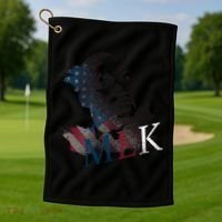 MLK Portrait Martin Luther KIng Jr.  Golf Towel thumb 1