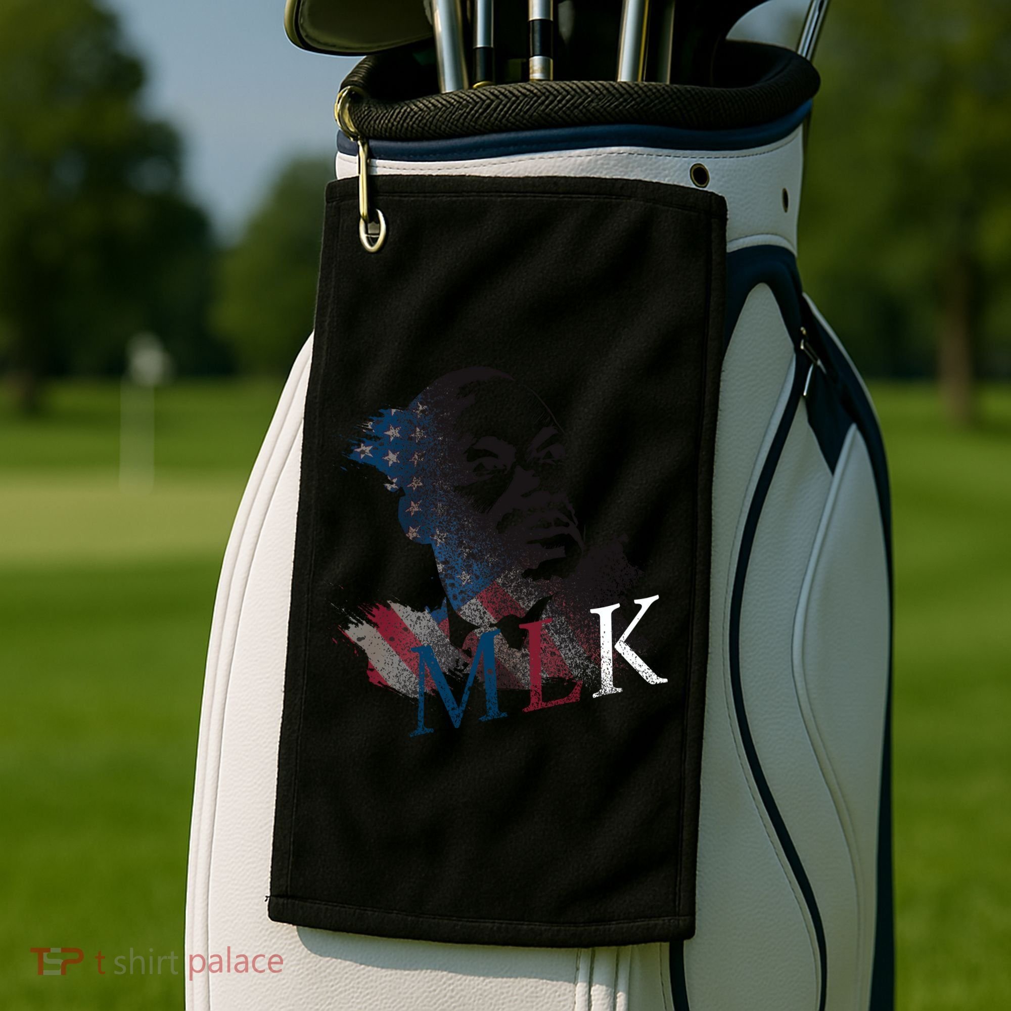 MLK Portrait Martin Luther KIng Jr.  Golf Towel