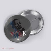 MLK Portrait Martin Luther KIng Jr.  Button thumb 0