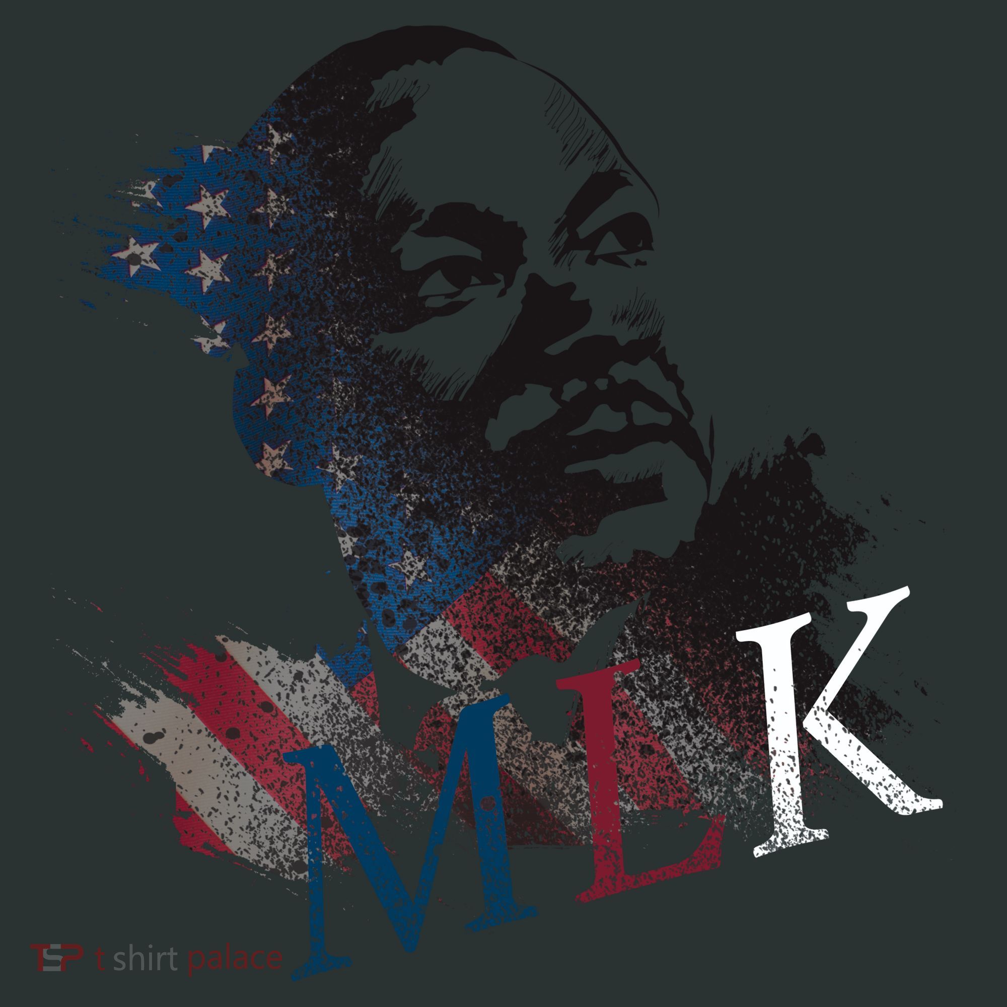 MLK Portrait Martin Luther KIng Jr.  Toddler T-Shirt
