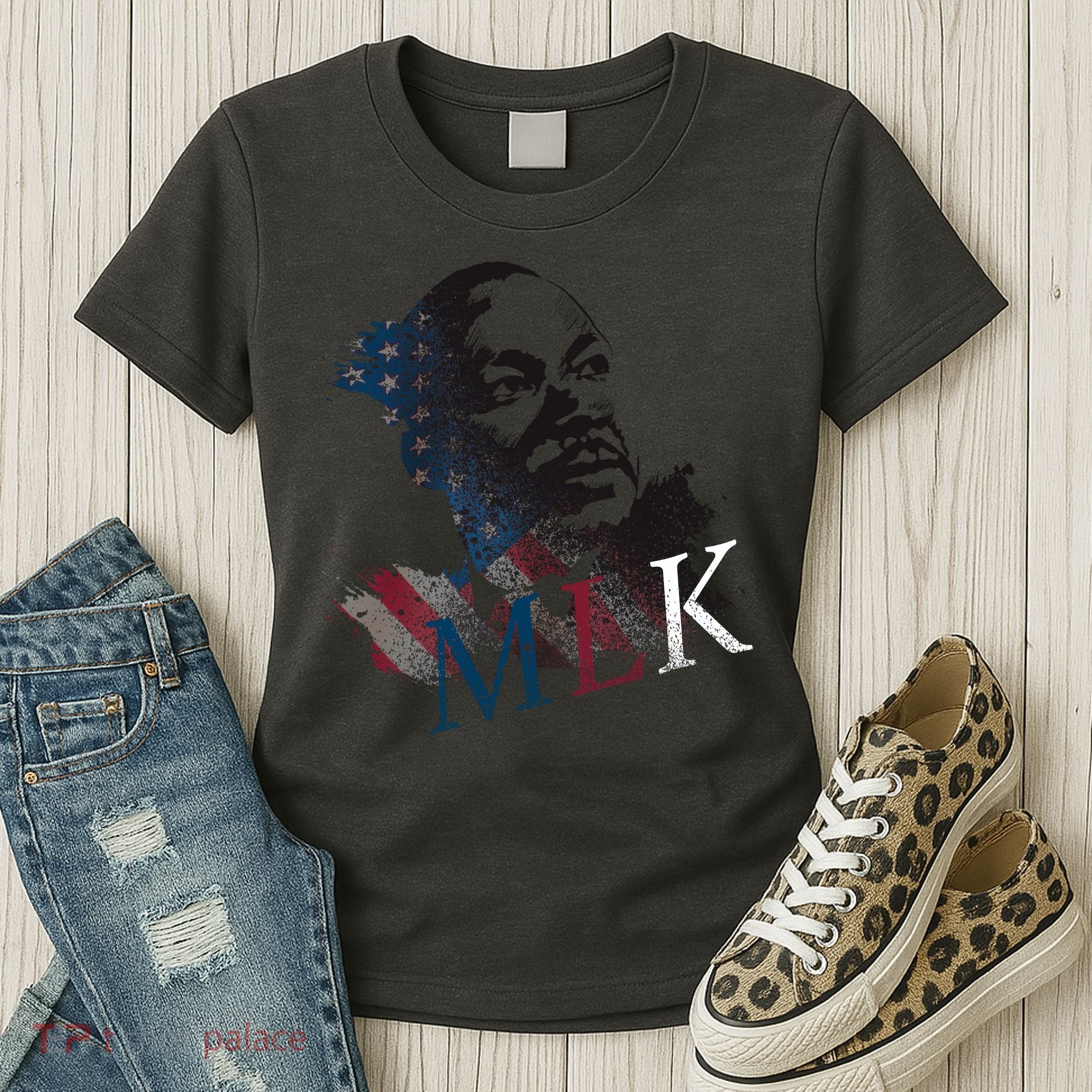 MLK Portrait Martin Luther KIng Jr.  Women's T-Shirt