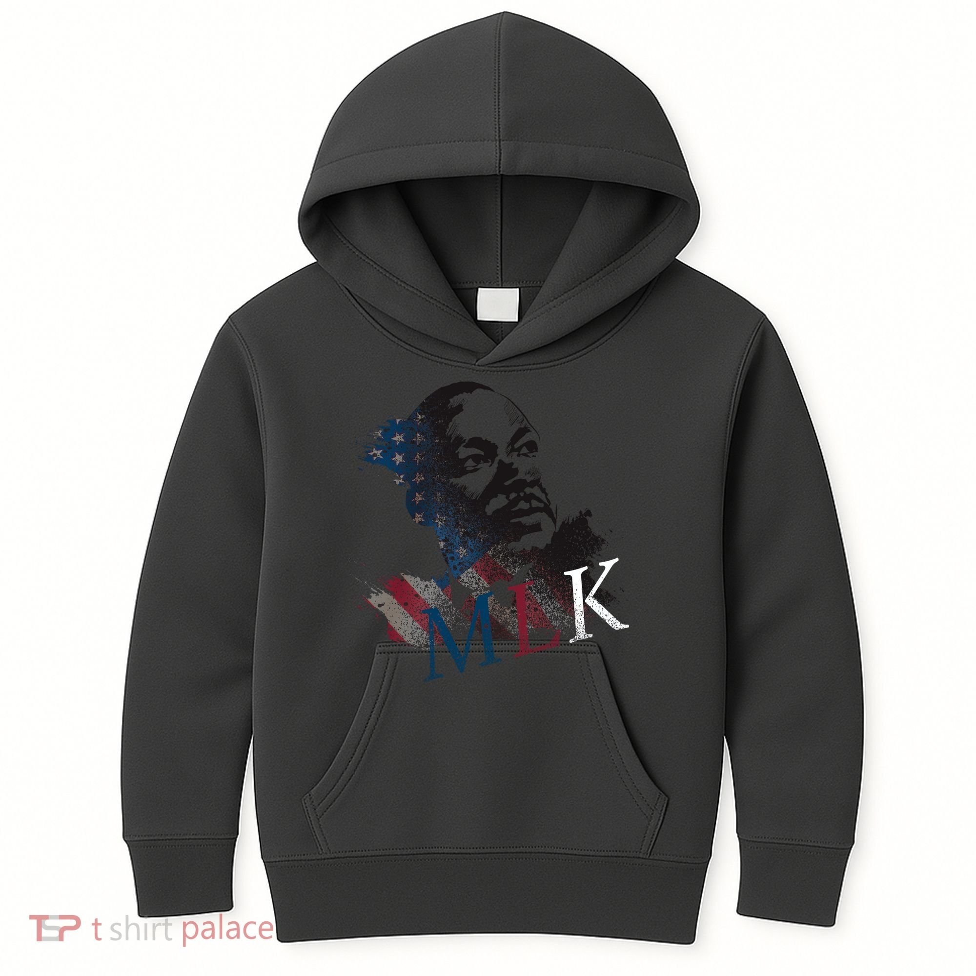 MLK Portrait Martin Luther KIng Jr.  Kids Hoodie