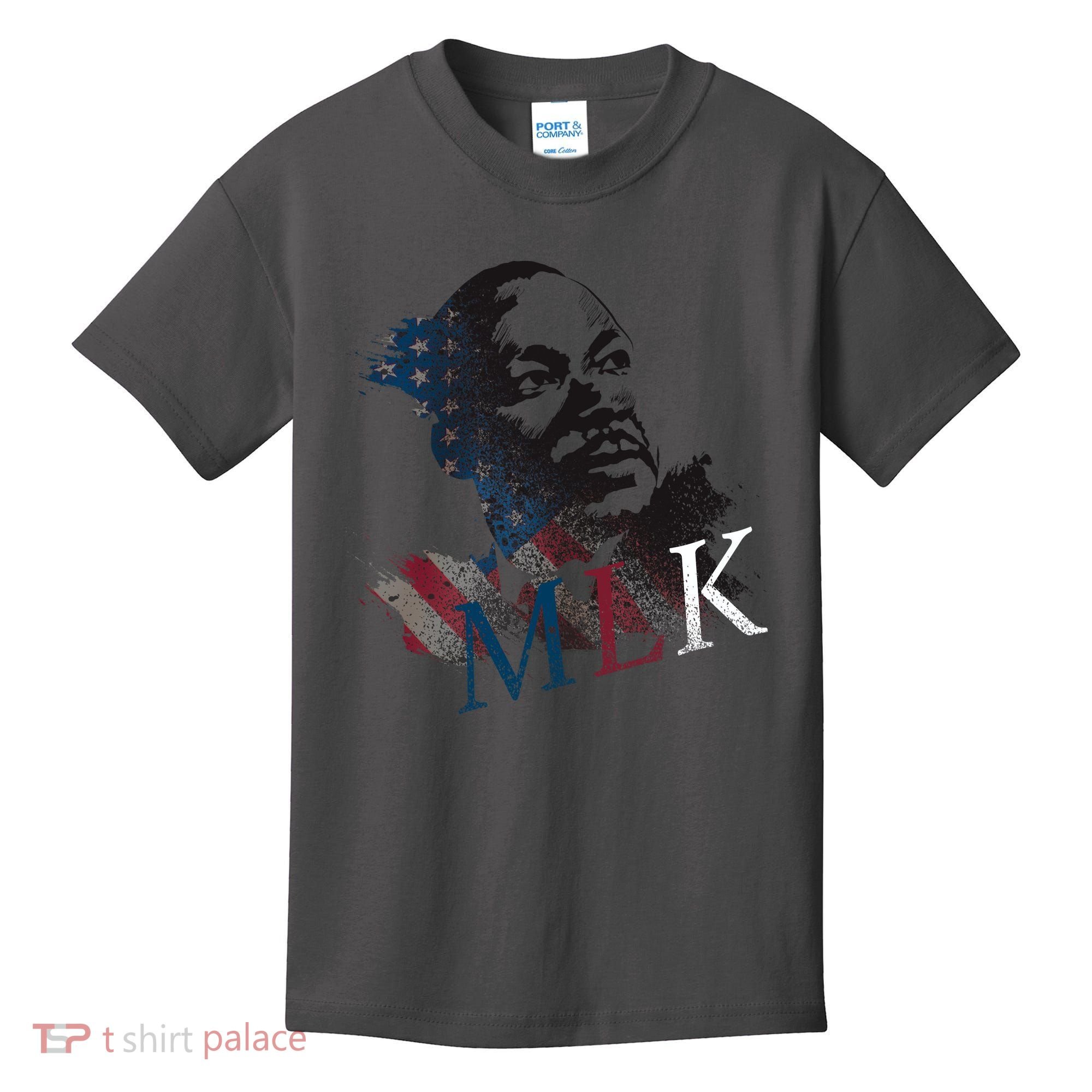 MLK Portrait Martin Luther KIng Jr.  Kids T-Shirt