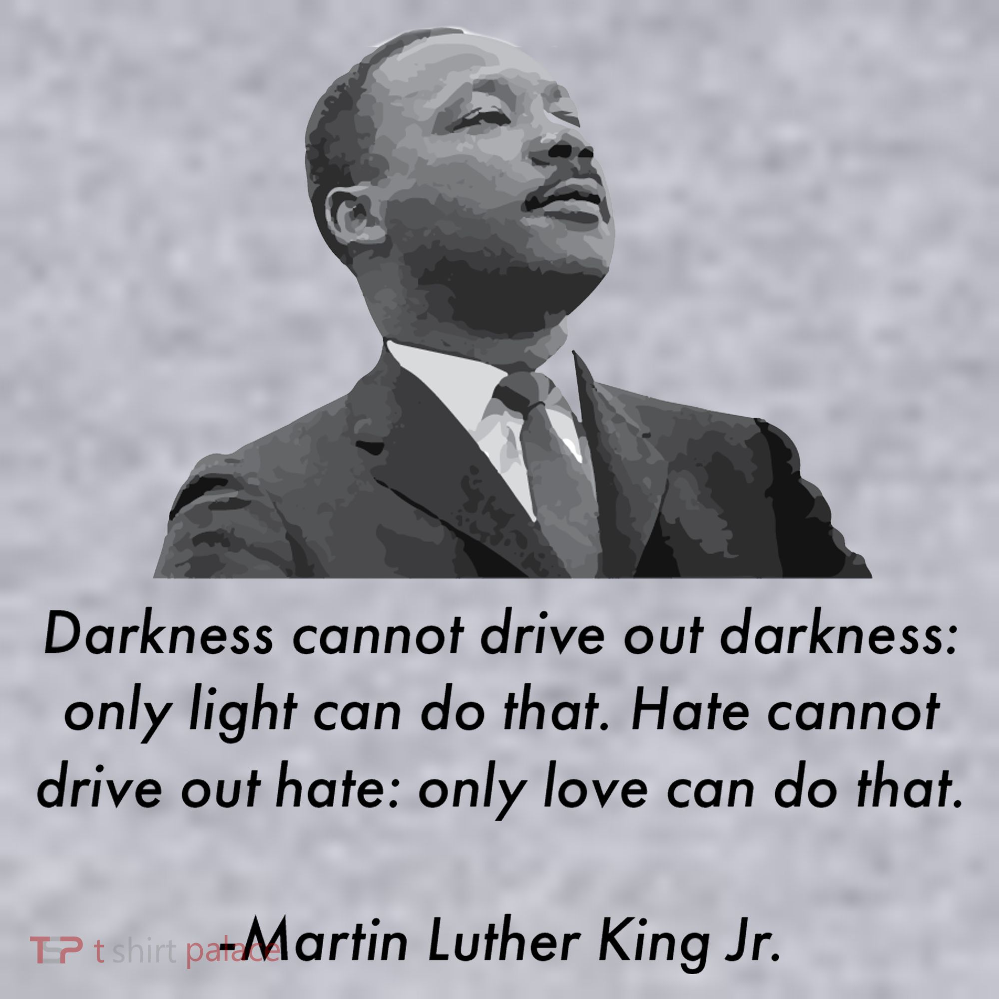 MLK Quote Martin Luther King Jr. Women's Racerback Cropped Tank