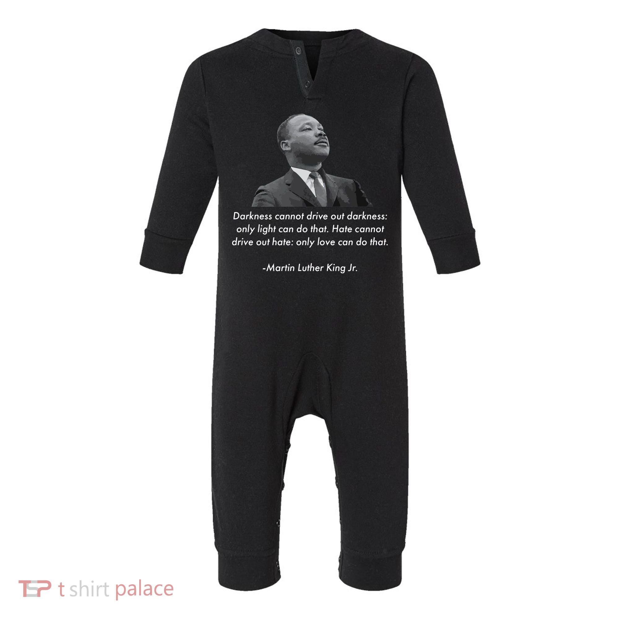 MLK Quote Martin Luther King Jr. Infant Fleece One Piece