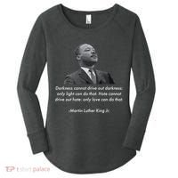 MLK Quote Martin Luther King Jr. Women's Perfect Tri Tunic Long Sleeve Shirt thumb 0