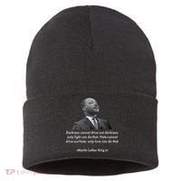 MLK Quote Martin Luther King Jr. Sustainable Knit Beanie thumb 0