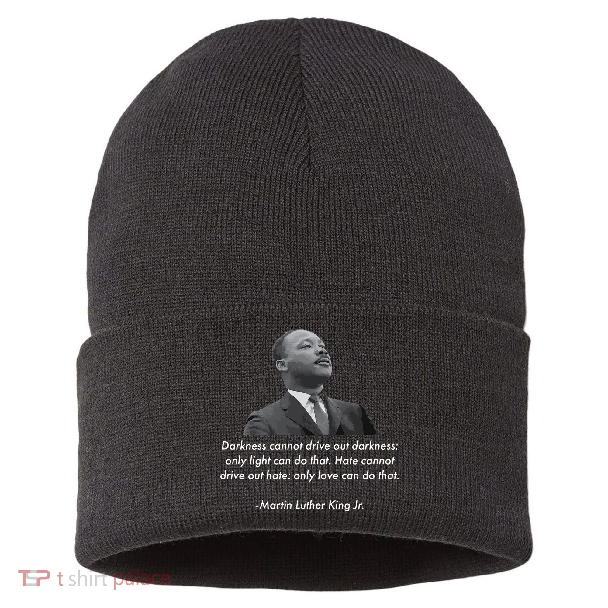 MLK Quote Martin Luther King Jr. Sustainable Knit Beanie