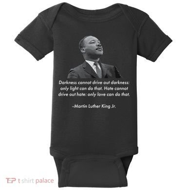 MLK Quote Martin Luther King Jr. Baby Bodysuit
