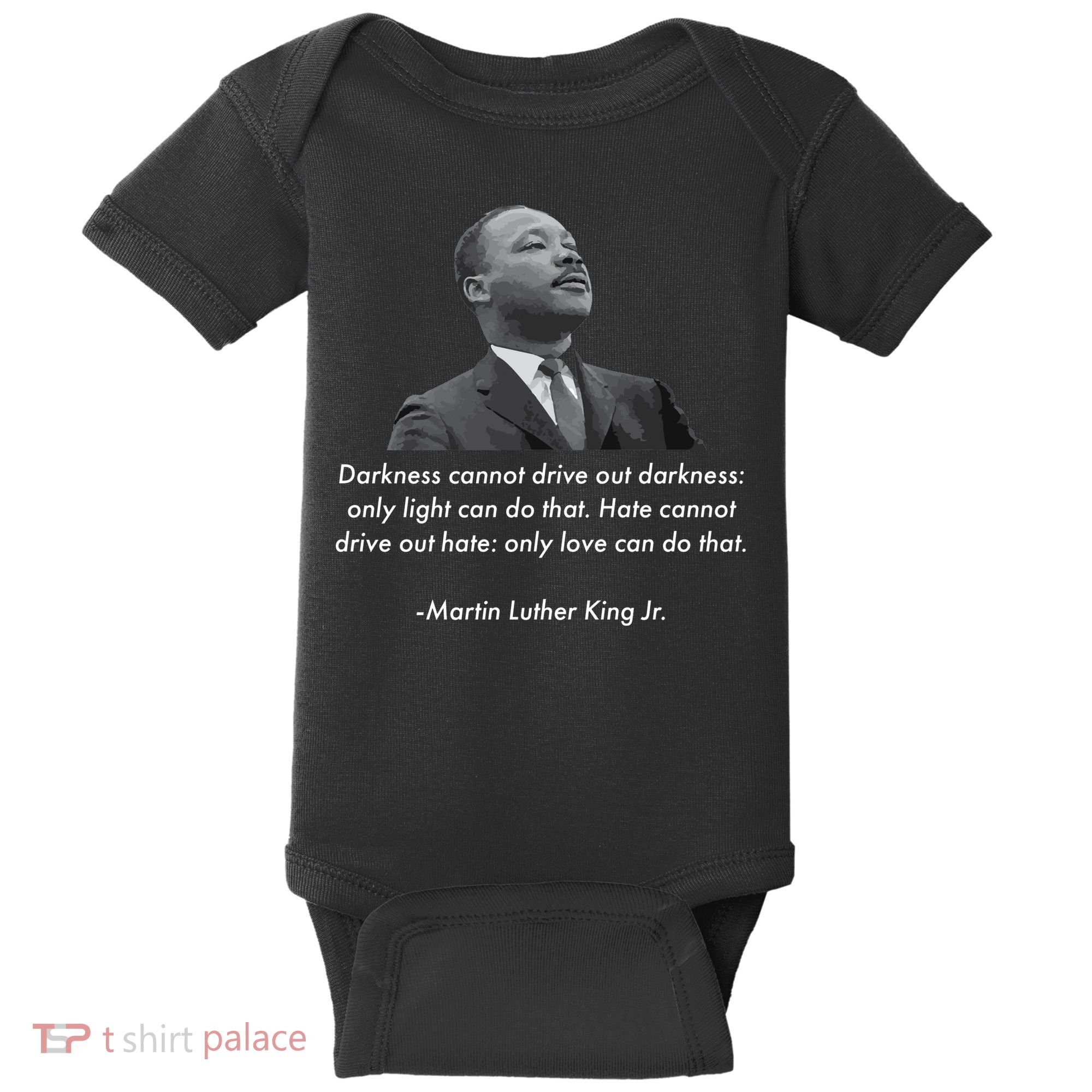MLK Quote Martin Luther King Jr. Baby Bodysuit
