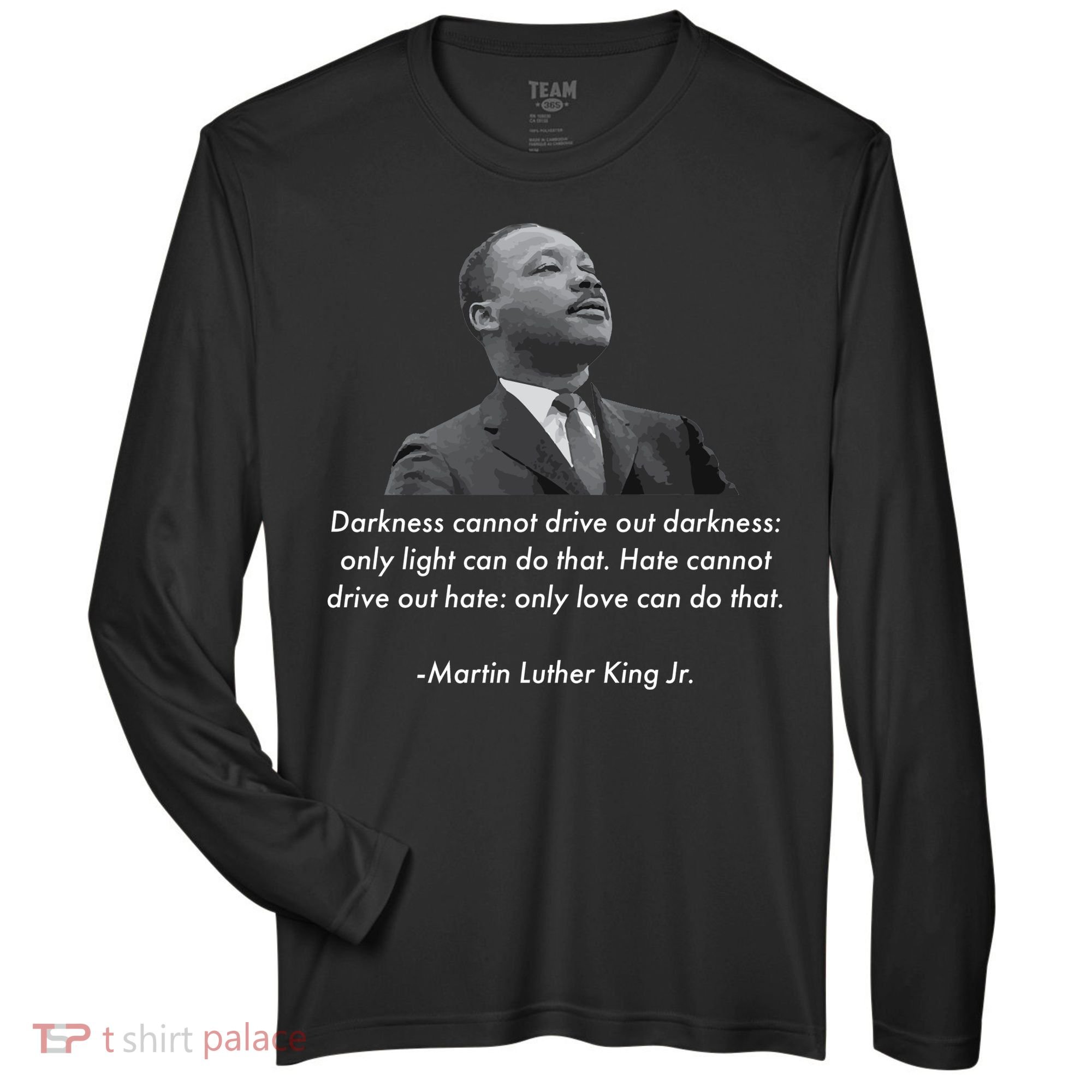MLK Quote Martin Luther King Jr. Zone Performance Long-Sleeve T-Shirt