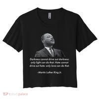 MLK Quote Martin Luther King Jr. Women's Crop Top Tee thumb 0