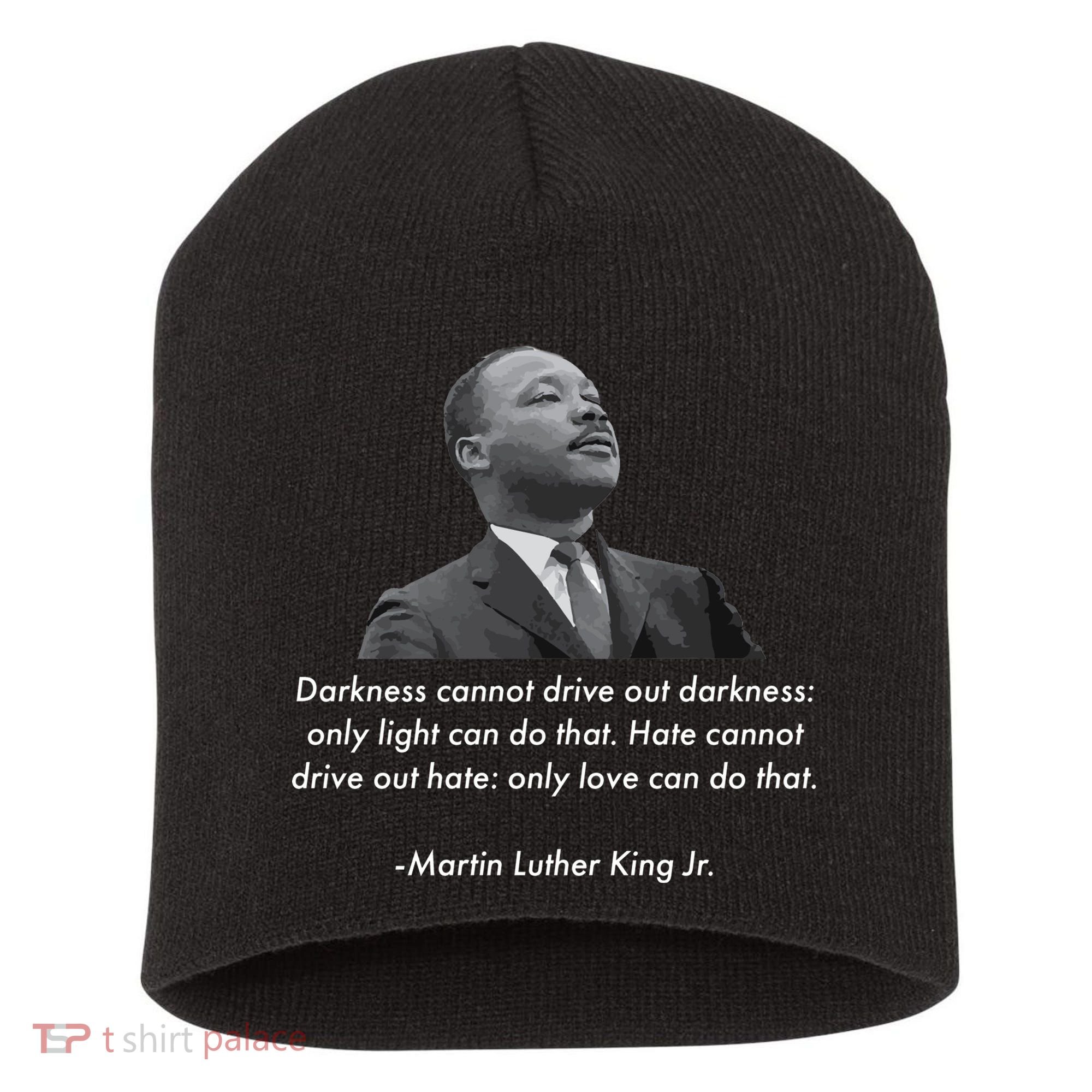 MLK Quote Martin Luther King Jr. Short Acrylic Beanie