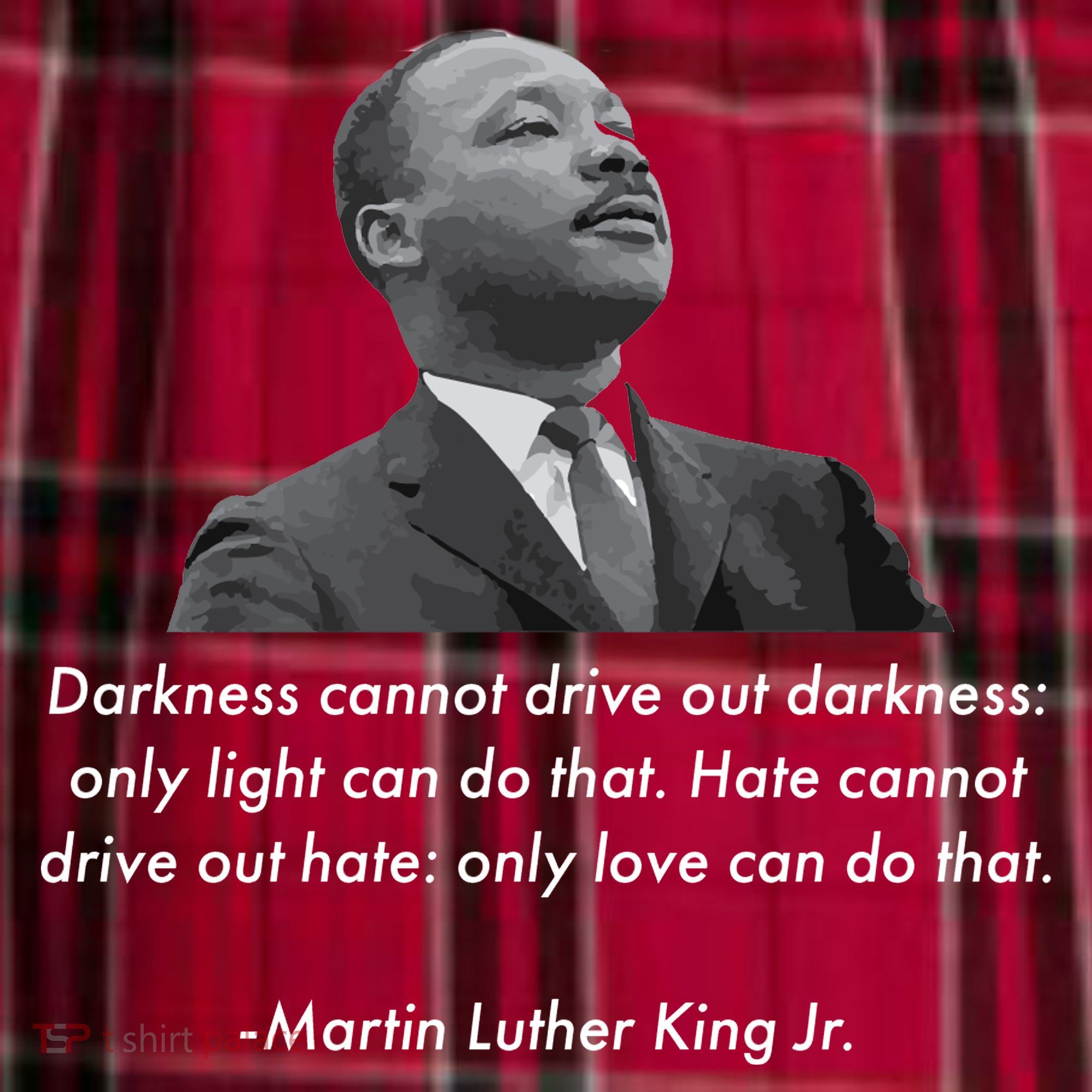 MLK Quote Martin Luther King Jr. Men's Flannel Plaid Pajama Pants