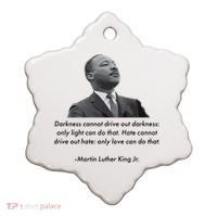 MLK Quote Martin Luther King Jr. Ceramic Ornament thumb 0