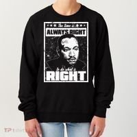 MLK The Time is Always Right to Do What is Right Women's Sweatshirt thumb 0