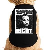 MLK The Time is Always Right to Do What is Right Doggie Tank thumb 0