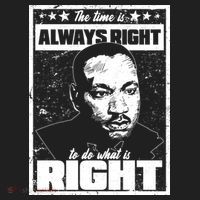 MLK The Time is Always Right to Do What is Right Beanie thumb 2