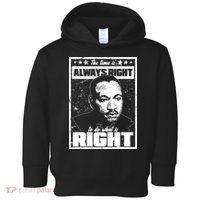 MLK The Time is Always Right to Do What is Right Toddler Hoodie thumb 0