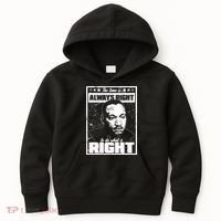 MLK The Time is Always Right to Do What is Right Kids Hoodie thumb 0