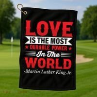 Martin Luther King Jr Gift Golf Towel thumb 1