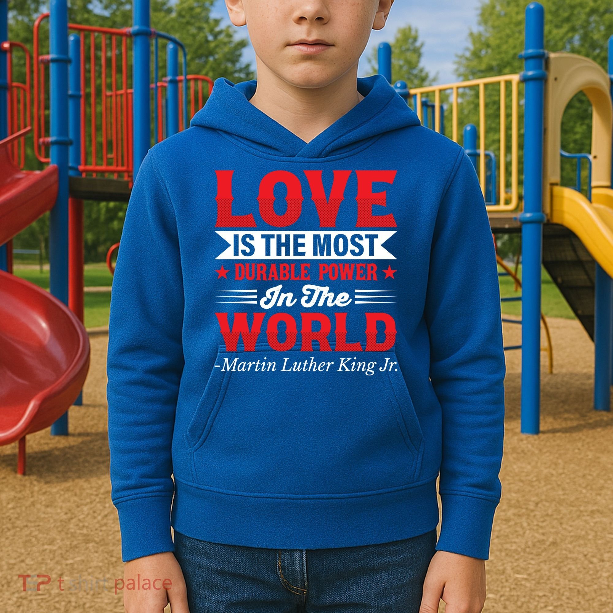 Martin Luther King Jr Gift Kids Hoodie