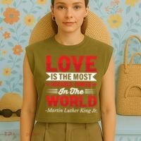 Martin Luther King Jr Gift Garment-Dyed Women's Muscle Tee thumb 4