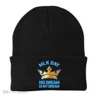 Martin Luther King Mlk Jr Day His Dream Is My Dream Black Gift Beanie thumb 0