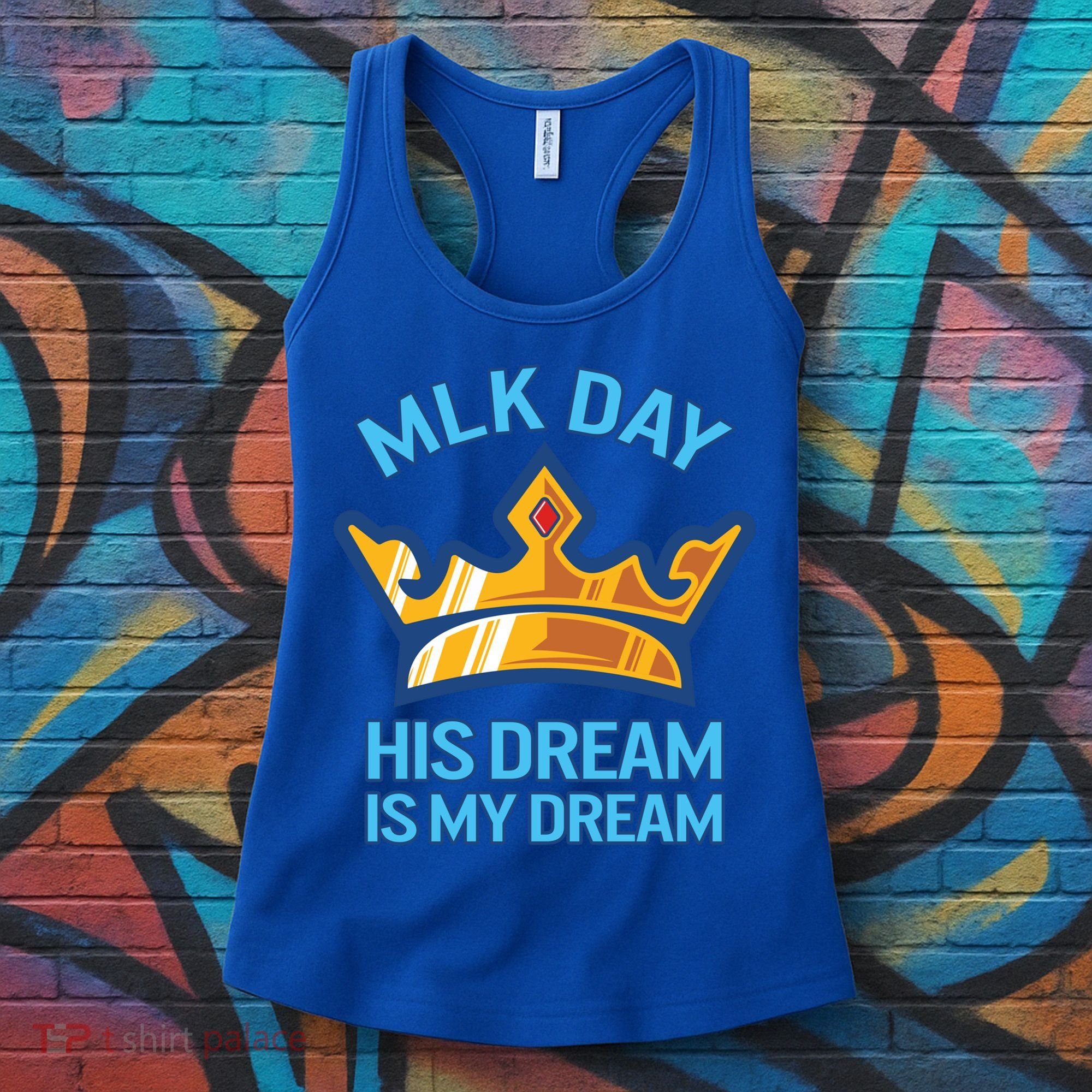 Martin Luther King Mlk Jr Day His Dream Is My Dream Black Gift Women's Tank Top