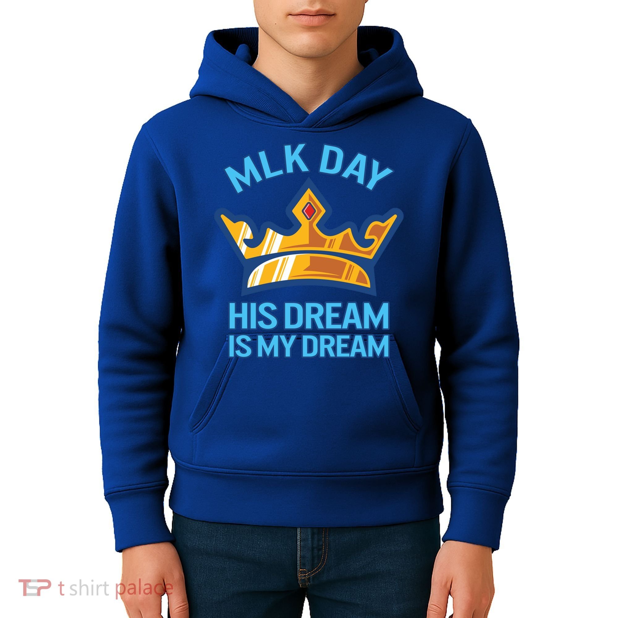 Martin Luther King Mlk Jr Day His Dream Is My Dream Black Gift Kids Hoodie