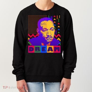 Martin Luther King Dream Colorful 80's Pop Art Women's Sweatshirt